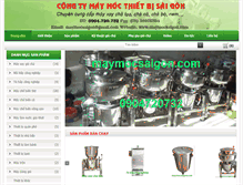 Tablet Screenshot of maymocsaigon.com